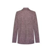 Helena Hart Blazer Nick Lano Lurex Donegal Tweet Burgundy